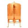 Buy Copper Water Tank Pot with Tap | 10 L Dispenser