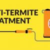 Termite control treatment for Pre- construction