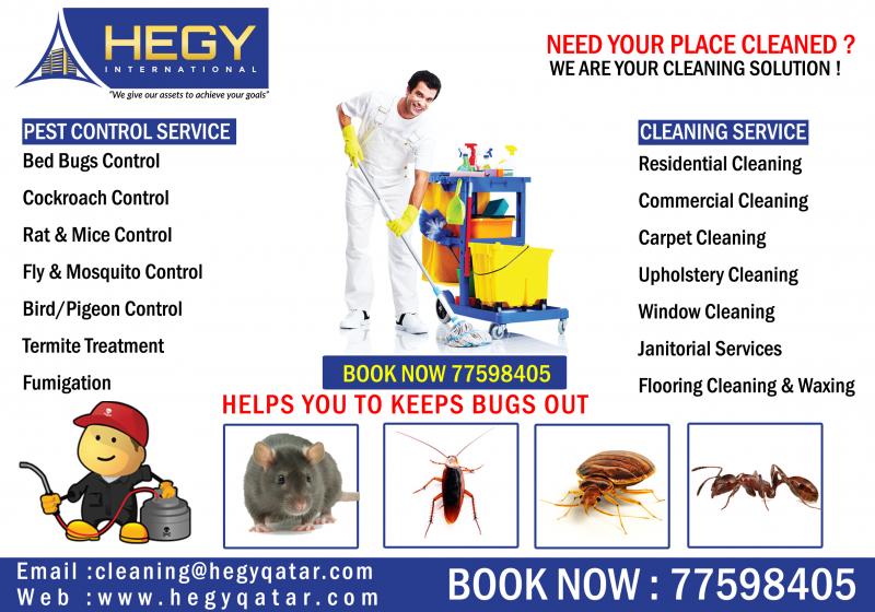 Qatar Residence pest control treatment service in doha qatar Services
